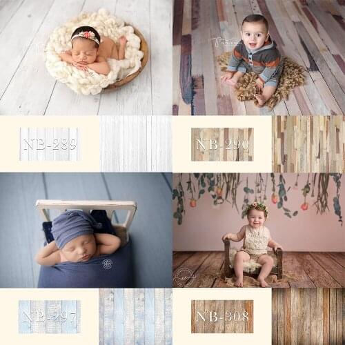 Wooden Children Photography Backdrop Newborn Portrait Baby Shower Background Photocall Props Photoshoot