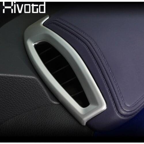 Hivotd For Toyota C-HR CHR Accessoires Air Vent ABS Chrome Interior Dashboard Air Conditioner Outlet Cover Trim Styling 2019