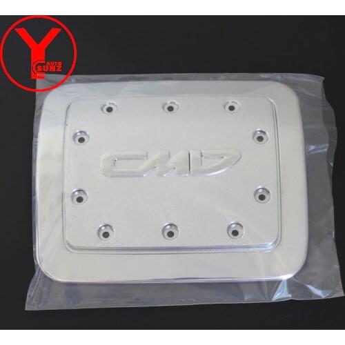 Chrome fuel tank gas covers For MITSUBISHI PAJERO MONTERO V73 ABS car styling auto exterior accessories For PAJERO V73 YCSUNZ