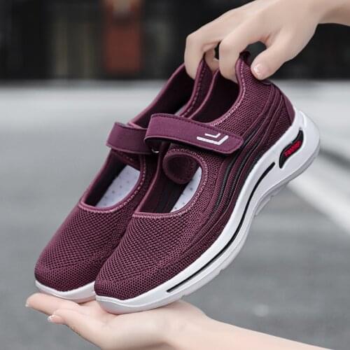Sunmer Women Sneakers Fashion Women Vulcanized Shoes Breathable Mesh Casual Walking Sneakers Lightweight Ladies Platform Shoes