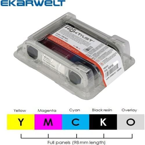 Evolis R5F008S130 YMCKO ribbon replace of R5F008S13 for Zenius Primacy Elypso card printers 300prints