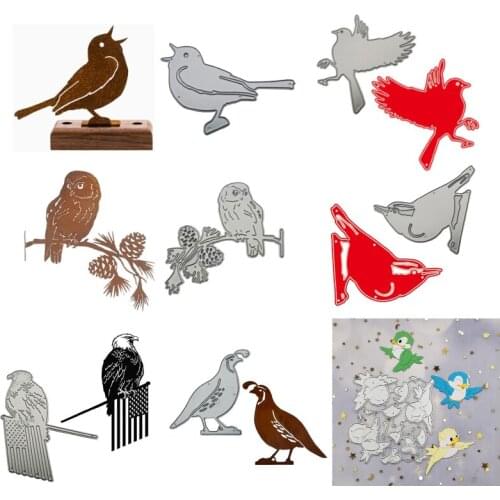 Flying Bird Metal Cutting Dies For Scrapbooking DIY Album Stamp Paper Card Embossing Decor Craft New Dies for 2021
