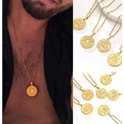 Женские кулоны знаки зодиака Mprainbow China At AliExpress