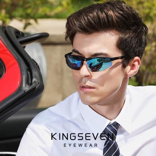 KINGSEVEN Brand 2021 Polarized Series Driving Men‘s Aluminum Sunglasses Mirror Lens Male Sun Glasses Women For Men Eyewear