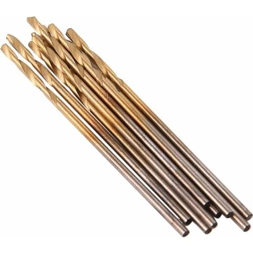 10PCS/set 1mm Mini Drill Bit Kit Micro HSS Twist Drilling Bit Straight Shank Electrical Drill Tool