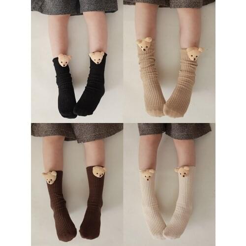 Boys Socks Spring Childrens Cotton Soft Cartoon Doll Tube Socks