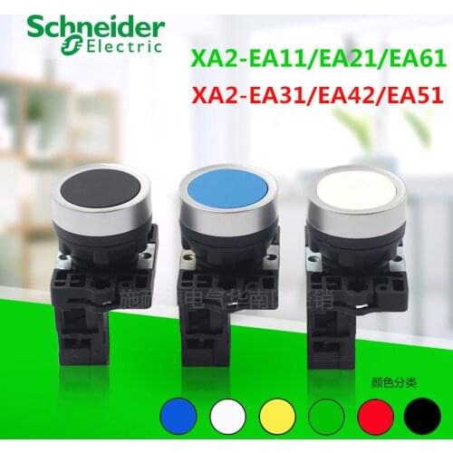 New self-resetting button XA2 EA11 EA21 EA61 EA31 EA42 EA51 red yellow green white black blue