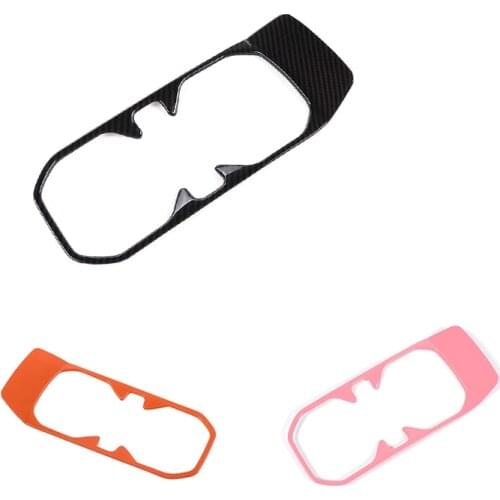 Front Drink Water Cup Holder Trim Cover for 2018 2019 2020 2021 Jeep Wrangler JL JLU ABS Interior Accessories