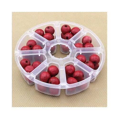 Storage Box Case Plastic 8 Slots Adjustable Jewelry Storage Box Case Craft Organizer Little Stuff Storage Boxes