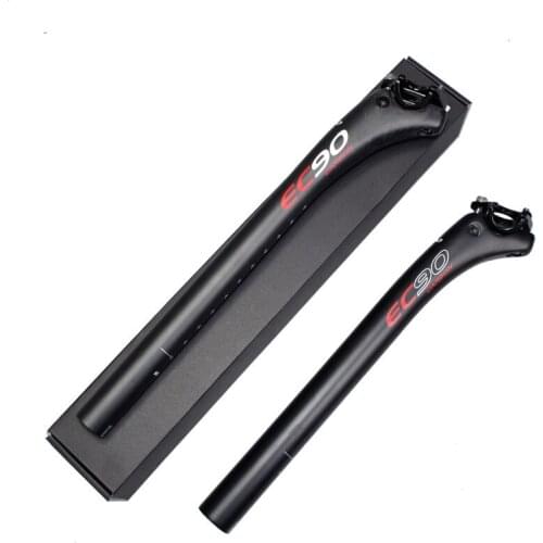 Full Carbon Fibre MTB Bike Seatpost Seat Tube Road Bicycle Seatpost Mountain Bike Seatpost 25.4 27.2 30.8 31.6-350/400MM