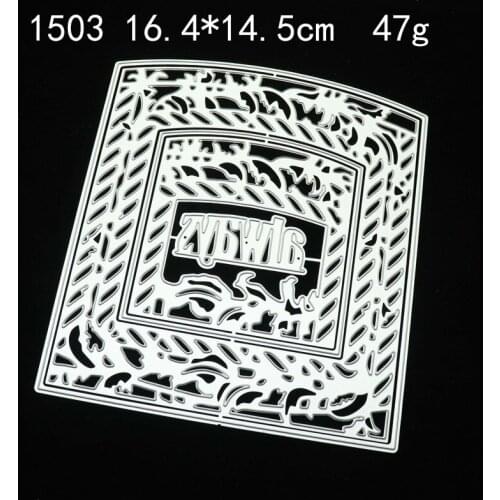 Cutting Die Of Building Border Design Scrapbooking Mold Paper DIY Cards Postcard Handcrafts Craft Handcraft Embossing Stencil