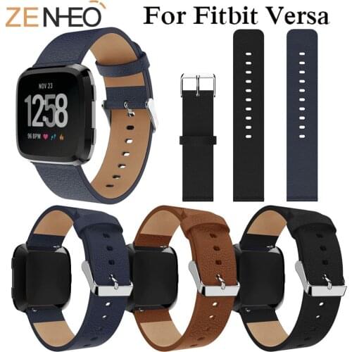 Replacement WatchBand Sport PU Leather Wrist Watchband For Fitbit Versa Strap Bracelet Smart Watch Wristband For Fitbit Versa