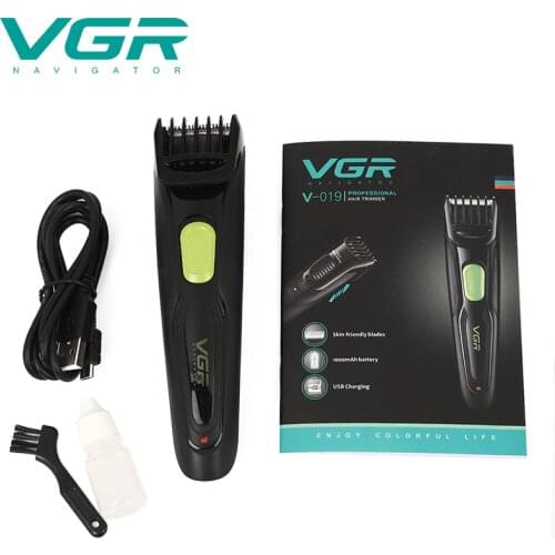 Ourwork multifunctional hairdresser home waterproof USB rechargeable shaving trimmer shaver electric push shear v-019