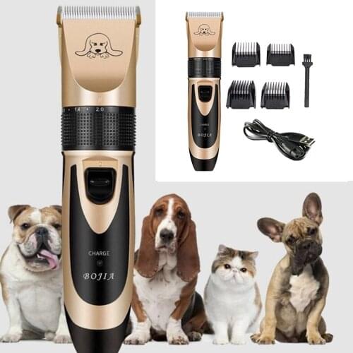 Dog Hair Trimmer Shaver Cordless USB Rechargable Clippers Professional
