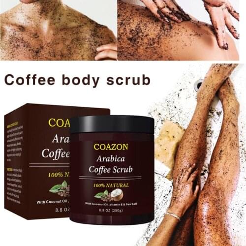 Skin Care Body Exfoliation Coffee Scrub Body Scrub Cream Facial Dead Sea Salt For Exfoliating Whitening Moisturizing Skin Care