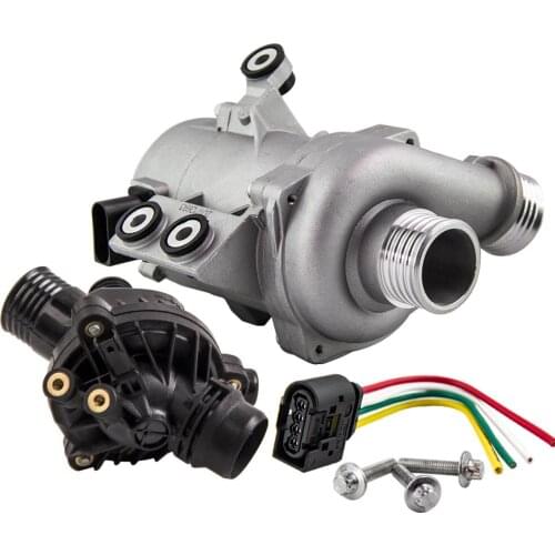 For BMW 128i 3.0L 2996CC 2008-2012 Electric Engine Water Pump & Thermostat 11517586925, 11537549476,11537544788