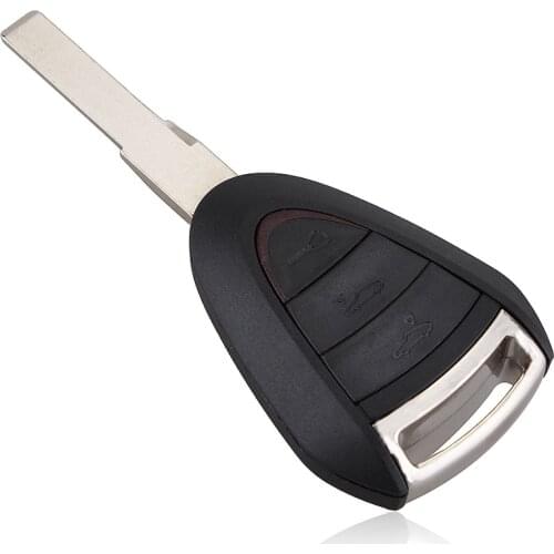 1pc Car Key Case Replacement Shell Cover For Porsche 911 997 Boxster 987 Cayman 3 Buttons Key Shell CAR PROTECTION ACCESSORIES