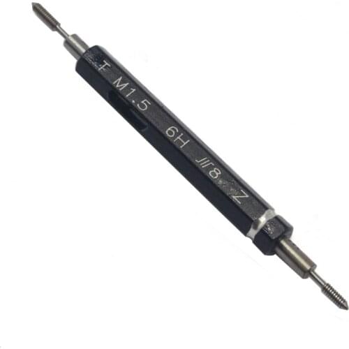 1PC M1.5 6H Thread plug gauge Accuracy Bearing Steel Plug Gauge Internal Thread Measurement Tool