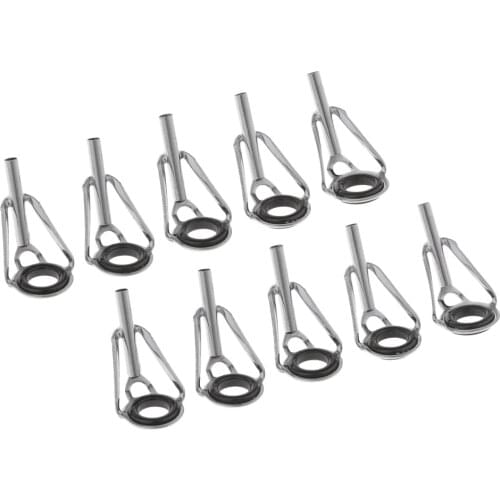 10pcs Fishing Rod Building Repair Jigging Casting Fishing Rod Top Tip Guide