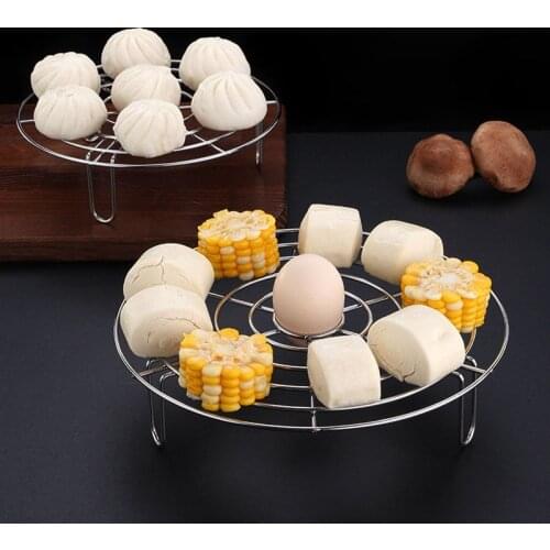 16-24CM Stainless Steel Steamer Rack Insert Stock Pot Pan Steaming Tray Cooking Stand Kitchenware Kitchen Accessories
