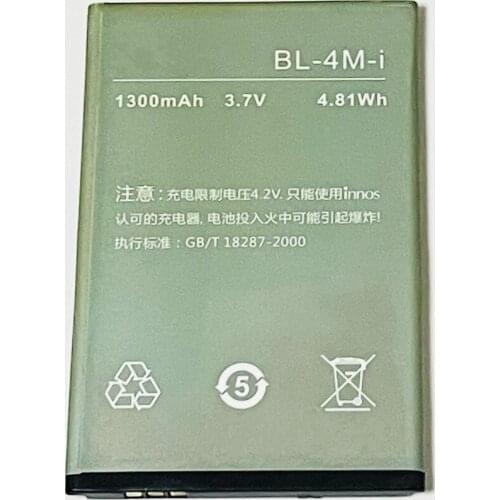 3.7V 1300mAh BL-4M-i For Innos Battery
