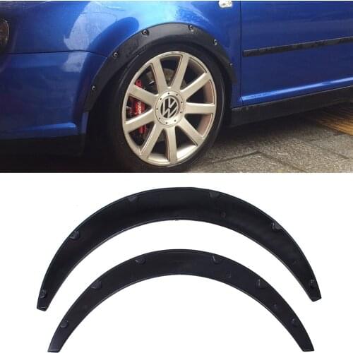 Car Wheel Eyebrow Car Fender Flare Extension Protector Lip Anti-Scratch Soft Strip 4 Pcs