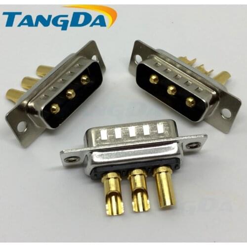PROW big High current connector 3 core 3p welding wire 3W3 pin 3V3 DB male connector plug D-SUB Socket 3pin AG