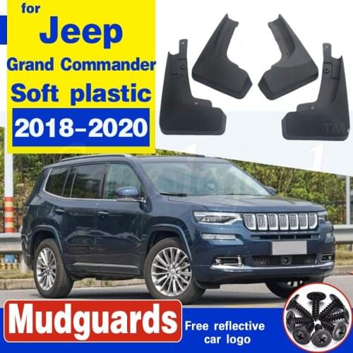 Car Mudguards For JEEP Grand Commander 2018-2020 Mud Flaps Splash Guards mudflap Fender Car Front Rear wheel Accessories
