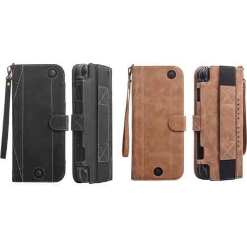 C1FB Portable PU Leather Case Protective Bag Pouch Game Card Storage Cover for NS Switch Game Console