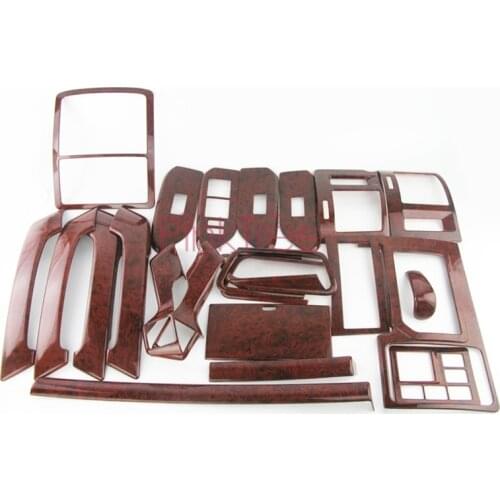 For Toyota Land Cruiser 150 Prado LC150 FJ150 2010-2018 Interior Wooden Cover Package Car SUV Styling Decoration Accessories