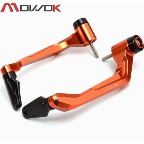 LOGO duke For KTM DUKE 390 DUKE 125 250 DUKE 250 Motorcycle Clutch Brake Levers Handlebar Protector Guard Bar Ends