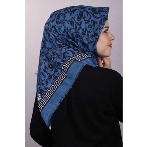 ERBİL PATTERNED LINEN FLAMLI SCARF-DESEN-06-RENK-08