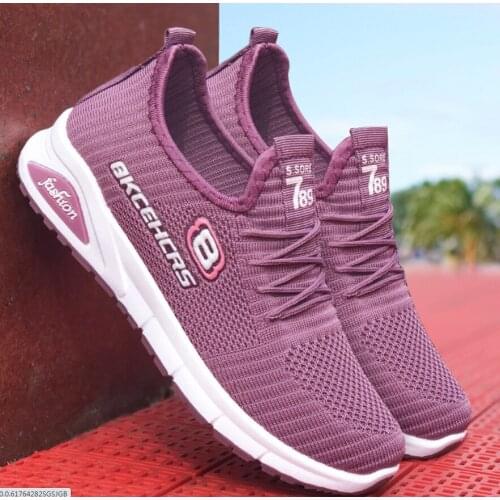 Hot Sale Linghtweight Women Sport Running Shoes Summer Fashion Casual Shoes Mesh Breathable Women Sneakers