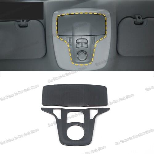 Lsrtw2017 for Chery Tiggo 8 Car Roof Light Frame Trims Chrome Decorative Interior Accessories 2018 2019 2020 Auto Sticker