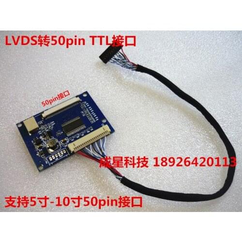 LVDS to 50pin TTL Interface Standard 20 Pin Single 8-bit Lvds Input 50pin TTL Output