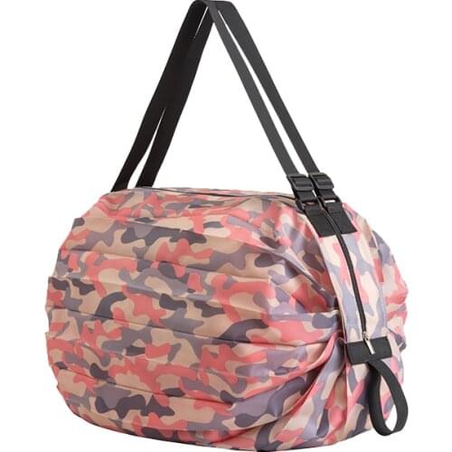 Leopard Reusable Shopping Bag Fashion Grocery Bag Foldable Spot Lady Bag Travel bag shoulder bag Durable Nylon Eco Bag