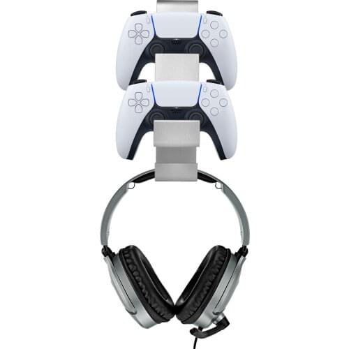 Headphone Wall Mount Holder Mounted Bracket Hanger Game Controller Storage Stand For Playstation PS5 Games Headset Support
