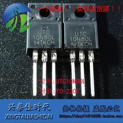 New 5pcs UTC10N80L 10N80L TO-220F