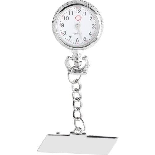 New Fashion Stylish Stainless Steel Nurse Nurse Watch Pocket Watch Dial Quartz Nurse Watch Chest Table