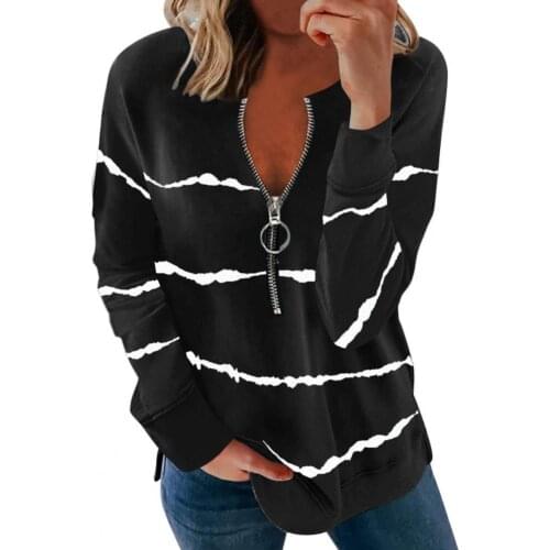 Autumn Winter Women Tops Fashion Soild Zipper Design Pullover Top Casual Long Sleeve Drawstring Loose Hoodies Streetwear Blusas