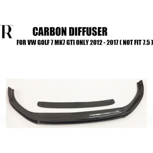 MK7 Carbon Fiber Front Bumper Chin Lip for VW Golf 7 GTI Only 2014-2017 ( Not MK7.5 )