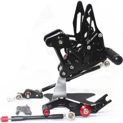 Footrests For MV Agusta F3 675/ 800 2012 2013 2014 2015 2016 2017 CNC Adjustable Foot Pegs Rider Rearsets Foot Rest Pedal
