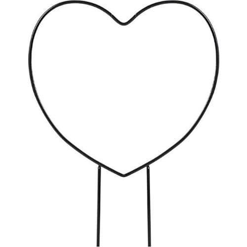 Plant Stand Flower Pot Frame Iron Garden Trellis Heart Shape Home Frog Fujiyama Durable Creative High Quality Vines Holder Rack