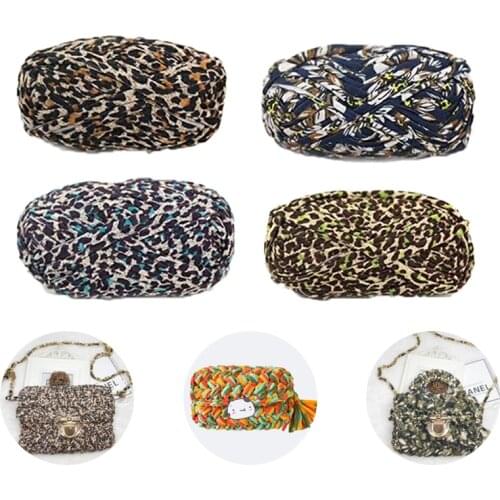 Polyester Cloth Line Bag Sewing Knitting Thread Practical Handcraft DIY Braided Crochet Threads Segment Dyeing Cloth Line