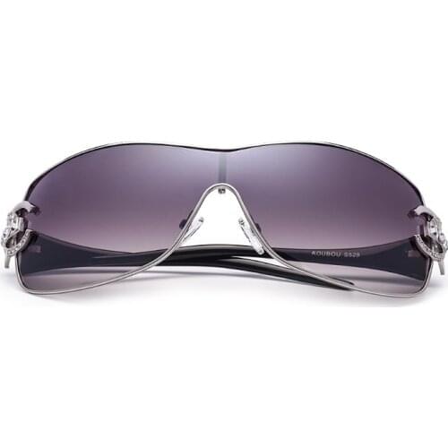 New Arrrival Diamond Sunglasses Fashion Sunglasses Women Metal Sunglasses Large Frame