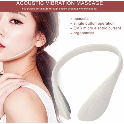 Face-lifting V Face Massage Instrument Double Chin Dissolve Fat Thin Masseter Facial Massager MH88