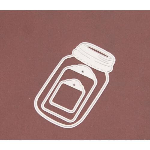 Reunion Wishing Bottle Metal Cutting Dies Scrapbooking Craft Mold Cut Die Stencil Handmade Paper Card Make Template 2021