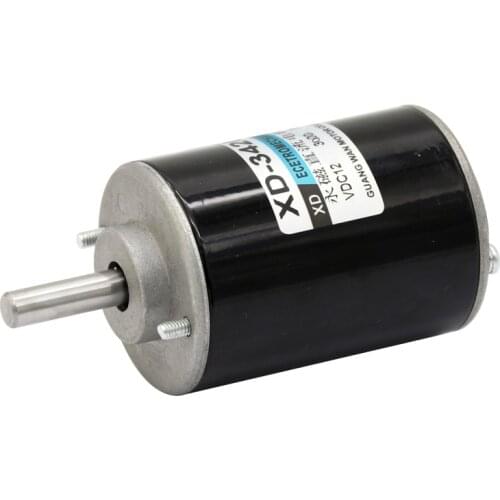 12V Direct Current Machine 24V High Speed Motor 30W Micro Speed Regulating Motor Small Generator Positive and Negative Motor N.M