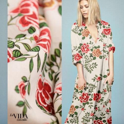 130cm wide 35mm silk ramie heavy digital printing silk fabric custom silk ramie fabric plain