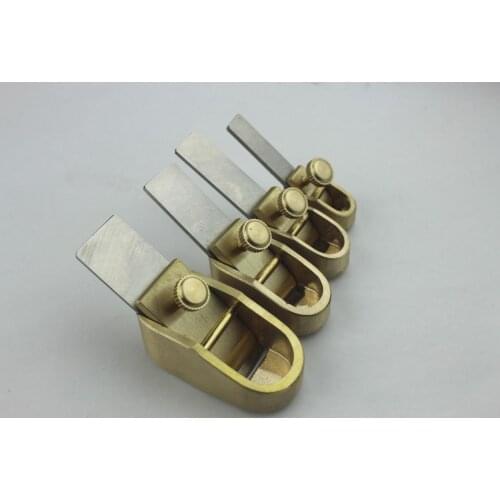 4 pcs various size Mini Brass plane, Violin Woodworking tools